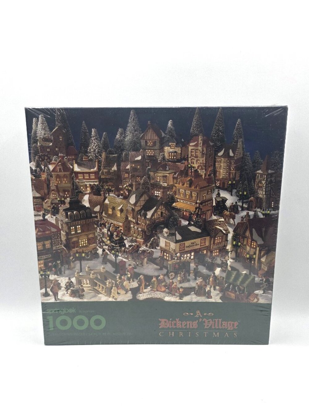1994 Springbok Department 56 Dickens Village Christmas 1000 Pc Puzzle VTG NOS